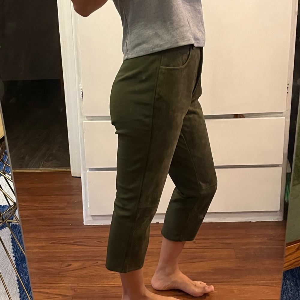 Absolu Paris suede capris trousers *vintage*